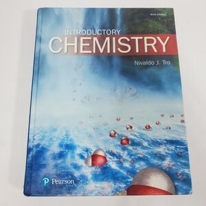 Pearson Introductory Chemistry Nivaldo J Tro 6th Edition Blue Hardcover Good
